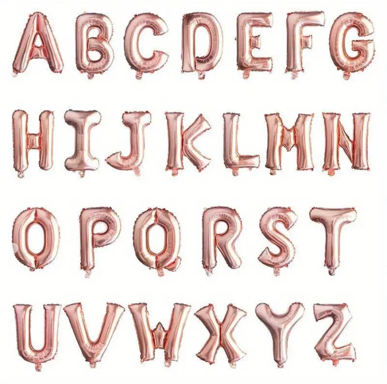 Elige hasta 10 letras pa'ra hacer una pa'labra o nombre en globo